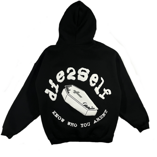 die2self Puff Print Hoodie